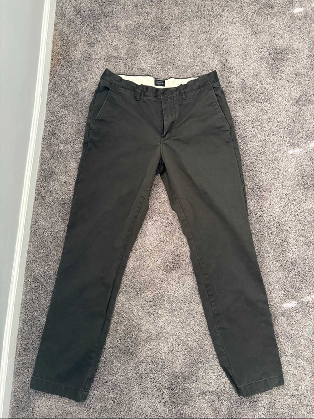 J.Crew Broken In Men's Chino Pants - Dark Olive, 32x32